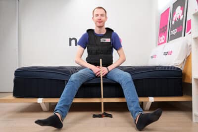 Brooklyn Bedding Thermobalance Edge Support Test With Vest