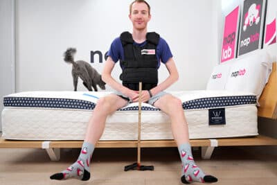 Winkbed Plus Edge Support Test With Vest Winkbed Plus Edge Support Test With Vest