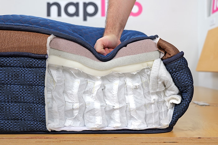 Brooklyn Bedding Aurora Luxe Cooling Pressing On Foams