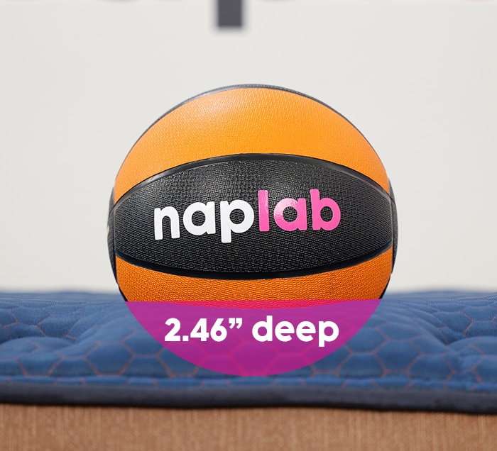 Brooklyn Bedding Aurora Luxe Cooling Sinkage Test