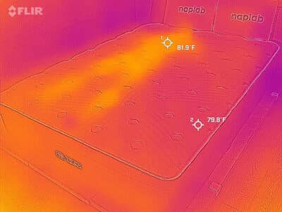 Brooklyn Bedding Thermobalance Lx After Cooling Test