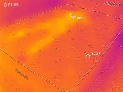 Brooklyn Bedding Thermobalance LX Elite After Cooling Test