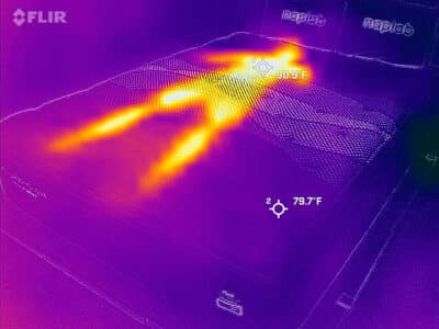 Dreamcloud Pressuresmart Before Cooling Test