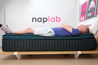 Dreamcloud Pressuresmart Edge Support Test Back Sleeping