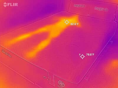 Tempurpedic Luxe Breeze After Cooling Test