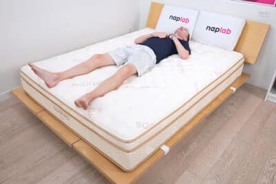 Saatva Classic Back Sleeping