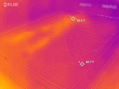Sweetnight Coolnest Hybrid After Cooling Test