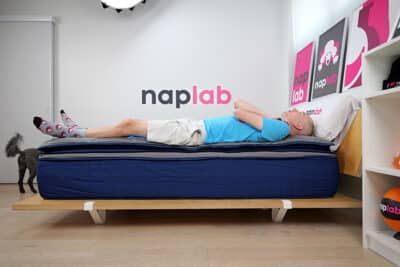 Sweetnight Coolnest Hybrid Edge Support Test Back Sleeping