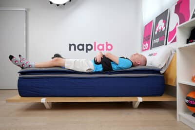 Sweetnight Coolnest Hybrid Edge Support Test Back Sleeping With Vest