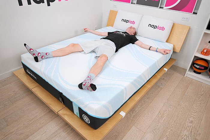 Tempurpedic Pro Breeze Back Sleeping