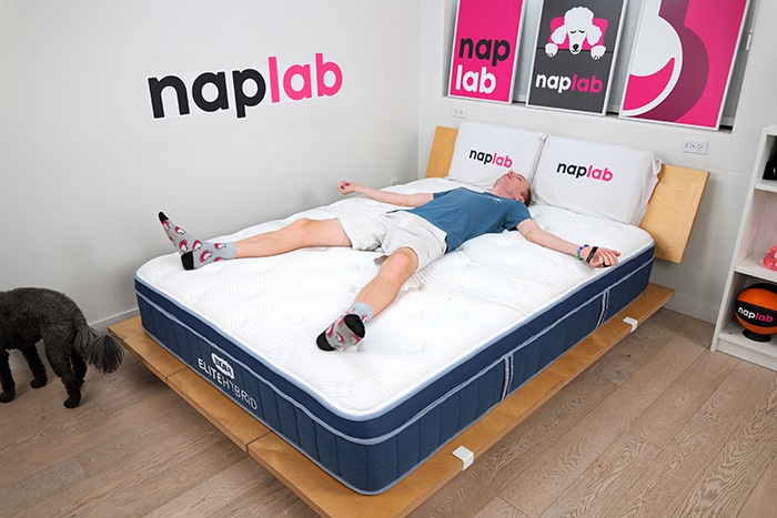 Bear Elite Hybrid Back Sleeping