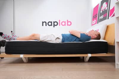 Bear Original Hybrid Edge Support Test Back Sleeping