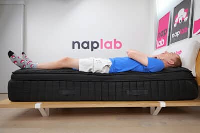 Diamond Black Edge Support Test Back Sleeping Diamond Black Edge Support Test Back Sleeping
