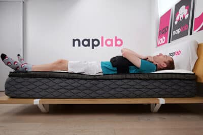 Puffy Lux Hybrid Edge Support Test Back Sleeping With Vest Puffy Lux Hybrid Edge Support Test Back Sleeping With Vest