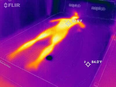 Tempurpedic Adapt Before Cooling Test