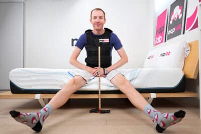 Tempurpedic Adapt Edge Support Test With Vest