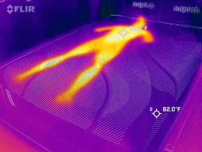 Sealy Posturepedic Elite Hybrid High Point Ii Before Cooling Test