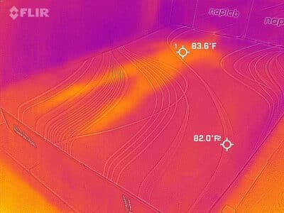 Tempurpedic Luxe Adapt After Cooling Test