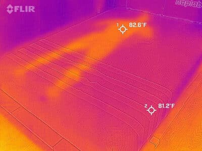 Leesa Original Hybrid After Cooling Test