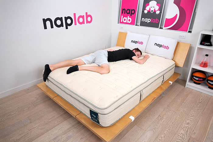 Leesa Natural Luxe Stomach Sleeping