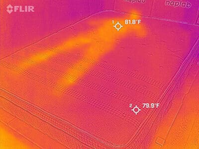 Leesa Reserve After Cooling Test