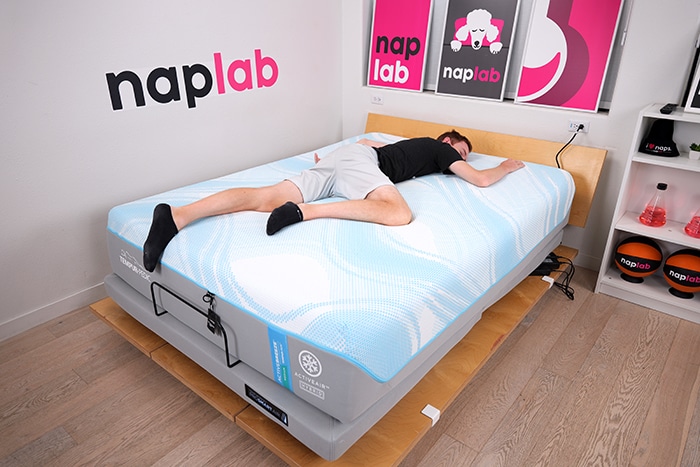 Tempurpedic Active Breeze Stomach Sleeping